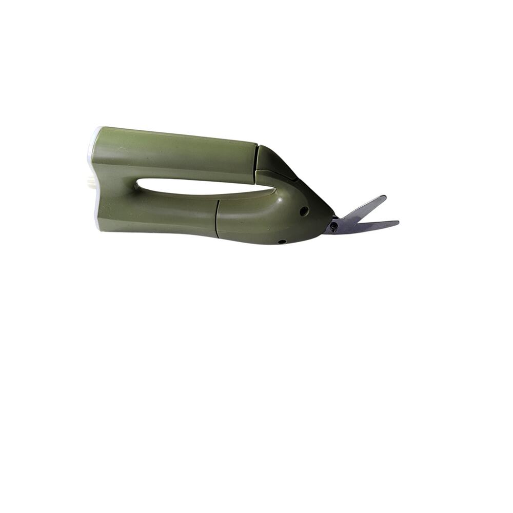 RONCO Vintage Avocado Green Cordless Power Scissors with Box and Instructions